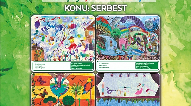 39. Uluslararası Pınar Çocuk Resim Yarışması ile Çocukların Hayalleri Renklerle Buluşuyor