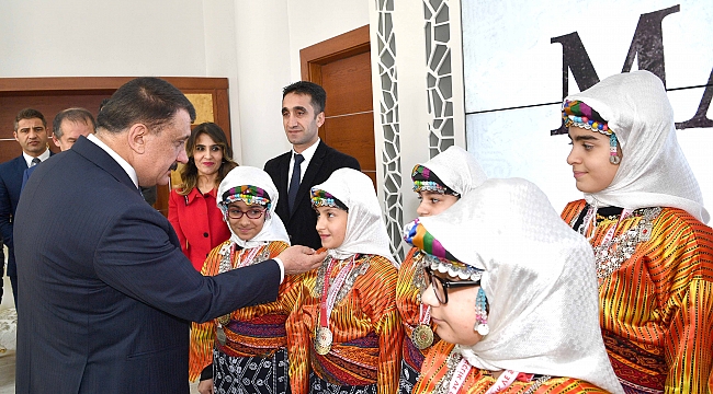 Birincisi Olan Halkoyunlarında İl Ekip Başkan Gürkan'ı Ziyaret Etti