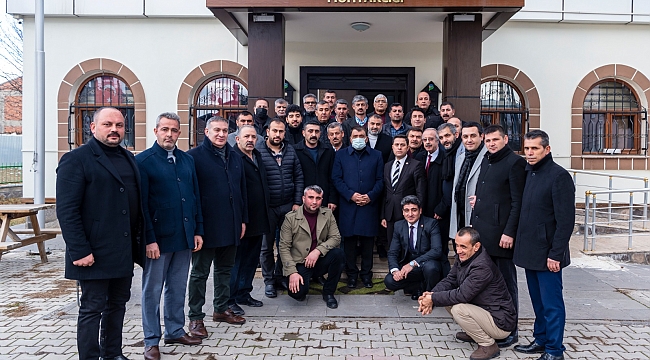  Başkan,Gürkan Malatya Muhtarlar Derneğini Ziyaret Etti